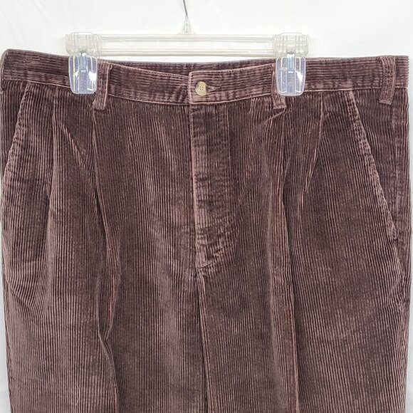 St Johns Bay Mens Corduroy Pants 40X29 (Fit 40 X 28 ) Relaxed Fit Heavyweight - Picture 2 of 16
